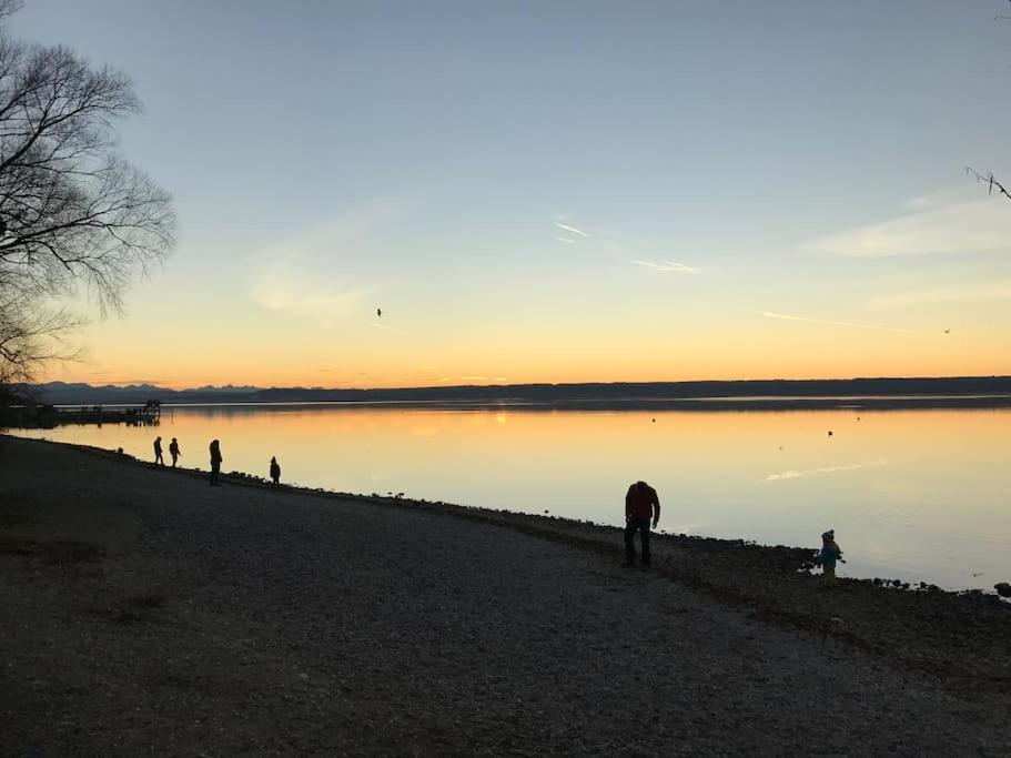 Grosse Wohnung Mit Dachterrasse In Starnberg Exterior foto