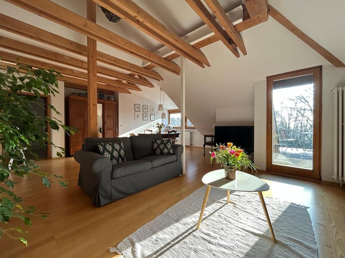 Grosse Wohnung Mit Dachterrasse In Starnberg Exterior foto